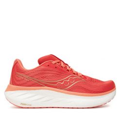 Buty do biegania Saucony. Pomarańczowe obuwie sportowe Saucony, bez zapięcia, do biegania. Za 699.99 zł.