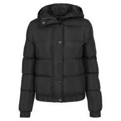Parka dla kobiet Urban Classic hooded. Czarne parki Urban Classics, na zimę, eleganckie, z kapturem. Za 297.45 zł.