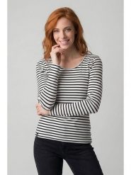 Alife and kickin Koszulka "Bertha" w kolorze czarno-białym rozmiar: L. Białe bluzki Alife and Kickin, l, bez wzorów, bez kołnierzyka, bez ramiączek. Za 60.99 zł.