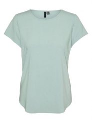 Vero Moda Koszulka w kolorze miętowym rozmiar: XL. Zielone bluzki Vero Moda, s, bez wzorów, z wiskozy, klasyczne, bez kołnierzyka, bez ramiączek. Za 67.45 zł.