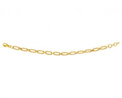 Złota bransoletka - paper clip. Żółte bransoletki Apart, złote. Za 2,099.00 zł.