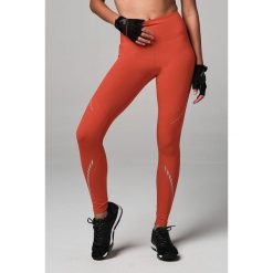 Legginsy sportowe damskie STRONG ID z wysokim stanem. Brązowe legginsy STRONG ID, xs, bez wzorów, z materiału, z podwyższonym stanem, do biegania. Za 159.99 zł.