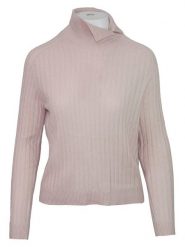 Malo Optimum Sweter w kolorze szaroróżowym rozmiar: XL. Różowe swetry Malo Optimum, xl, bez wzorów, z kaszmiru, bez ramiączek. Za 295.86 zł.