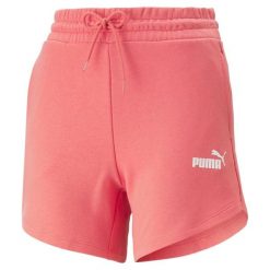 Krótkie spodenki damskie Puma ESS 5''. Czerwone obuwie sportowe Puma, bez zapięcia, na fitness i siłownię. Za 102.99 zł.