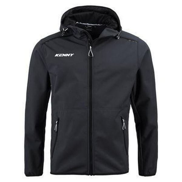 Softshellowa wodoodporna kurtka Kenny Core. Czarne kurtki sportowe KENNY, xl, bez wzorów, bez kaptura, rowerowe. Za 529.50 zł.