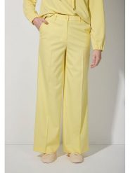 More & More Spodnie w kolorze żółtym rozmiar: 40. Żółte spodnie materiałowe More & More, bez wzorów, z materiału, z podwyższonym stanem. Za 165.99 zł.