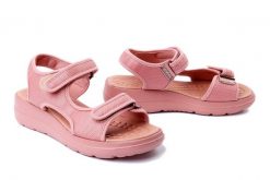 AZALEIA 18833 Greice soft papete AW292 dark nude, sandały damskie. Czerwone sandały Azaleia, bez wzorów, bez obcasa, bez zapięcia. Za 126.69 zł.