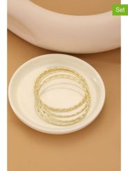 Atelier MIU Pozłacane bransoletki (5 szt.) rozmiar: onesize. Żółte bransoletki Atelier MIU, pozłacane. Za 52.99 zł.