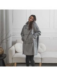 THE HOME DECO FACTORY Bluza w różnych kolorach (produkt niespodzianka) rozmiar: onesize. Bluzy THE HOME DECO FACTORY, bez wzorów, z kapturem. Za 39.99 zł.