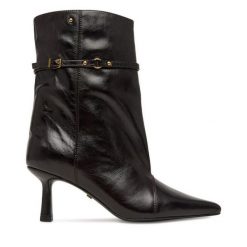 Botki GINO ROSSI. Brązowe botki Gino Rossi, bez wzorów, bez obcasa, na szpilce, bez zapięcia. Za 429.99 zł.