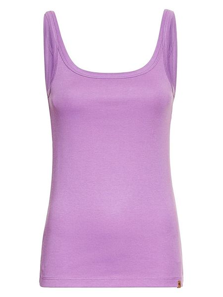 Camel Active Top w kolorze fioletowym rozmiar: S. Różowe topy Camel Active, s, bez wzorów, z bawełny, bez kołnierzyka, bez ramiączek. Za 61.17 zł.