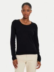 United Colors Of Benetton Sweter 1091D1M08 Granatowy Regular Fit. Czarne swetry United Colors of Benetton, m, bez wzorów, z bawełny, bez ramiączek. Za 109.99 zł.