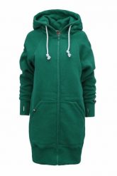 Bluza sportowa rozpinana z kapturem damska DEEP TRIP Luzak. Zielone bluzy DEEP TRIP, l, bez wzorów, z bawełny, z kapturem. Za 389.00 zł.