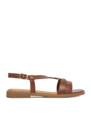 Lasocki Sandały CEO-WI16-FOXI-12 Brązowy. Brązowe sandały Lasocki, bez wzorów, ze skóry, bez obcasa, na płaskiej podeszwie, bez zapięcia. Za 149.99 zł.