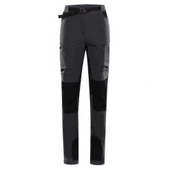 Spodnie damskie trekkingowe softshell Alpine Pro Akana 2. Szare spodnie narciarskie Alpine Pro, bez wzorów, z softshellu, trekkingowe. W wyprzedaży za 329.00 zł.