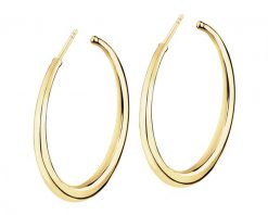 Złote kolczyki - koła, 32 mm. Żółte kolczyki Apart, złote. Za 1,219.00 zł.