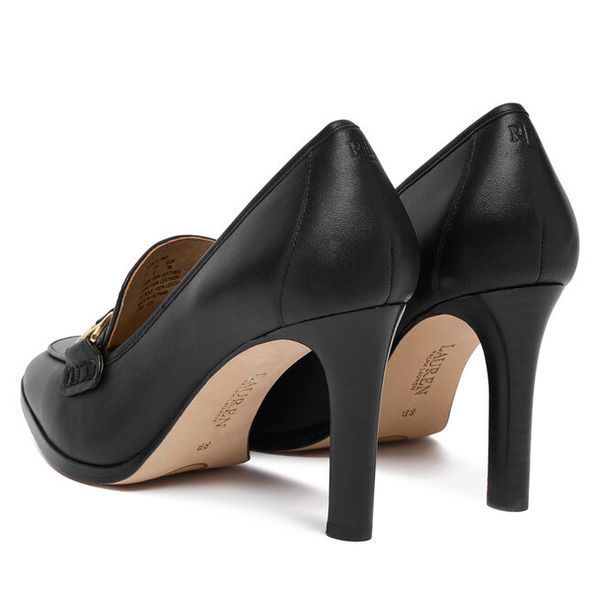 Szpilki LAUREN RALPH LAUREN. Czarne szpilki Lauren Ralph Lauren, bez wzorów, bez obcasa, na szpilce, bez zapięcia. Za 989.99 zł.