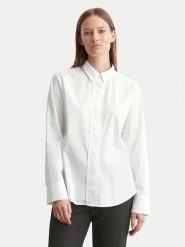 Marc O'Polo Koszula 408 0901 42453 Biały Regular Fit. Białe koszule Marc O'Polo, bez wzorów, z bawełny, bez kołnierzyka, bez ramiączek. Za 239.99 zł.