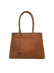 Gino Rossi Torebka EO-LOLA-LA513-114-1 Brązowy. Brązowe shopper Gino Rossi, bez wzorów, ze skóry, bez dodatków. Za 469.99 zł.