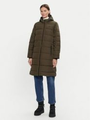 Whistler Płaszcz zimowy Amaret W Long Puffer W234603 Zielony Regular Fit. Zielone płaszcze Whistler, na zimę, bez wzorów, z syntetyku, bez kaptura. Za 299.99 zł.