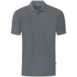 Polo Jako Organic. Szare koszulki polo JAKO, bez wzorów, z bawełny, bez kołnierzyka, bez ramiączek. Za 198.50 zł.
