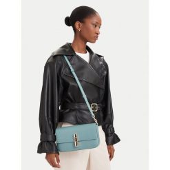 Torebka Furla. Niebieskie listonoszki Furla, bez wzorów, bez dodatków. Za 1,259.00 zł.