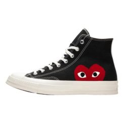 Converse Comme des Garçons Noir Haute. Czarne trampki Converse, bez wzorów, bez zapięcia. Za 695.58 zł.