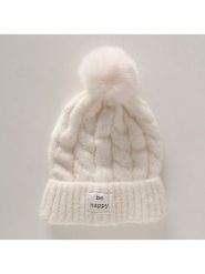 Boltze Czapka "Elly" w kolorze kremowym rozmiar: onesize. Brązowe czapki Boltze, bez wzorów. Za 88.02 zł.