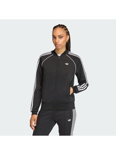 Adidas Bluza adicolor SST Classic KD7986 Czarny Regular Fit. Czarne bluzy Adidas, s, bez wzorów, z bawełny, bez kaptura. Za 279.99 zł.