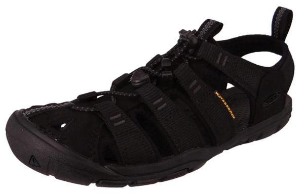 Sandały damskie, Keen Wms Clearwater CNX. Czarne sandały Keen, bez wzorów, z materiału, sportowe, bez obcasa, bez zapięcia. Za 539.00 zł.