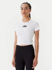 HUGO T-Shirt Delanor_2 50539132 Biały Slim Fit. Białe t-shirty Hugo, xxl, bez wzorów, z bawełny, bez kołnierzyka, bez ramiączek. Za 119.99 zł.