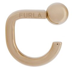 Nausznica Furla. Żółte kolczyki Furla, złote. Za 149.99 zł.