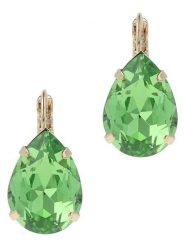 Otazu Pozłacane kolczyki z kryształami Swarovski rozmiar: onesize. Zielone kolczyki Otazu, z kryształem, pozłacane. Za 113.99 zł.