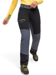 Maier Sports Spodnie hybrydowe "Ofot Hyb W" w kolorze antracytowo-czarnym rozmiar: 38. Czarne spodnie dresowe Maier Sports, bez wzorów, z gumy, outdoorowe. Za 322.90 zł.