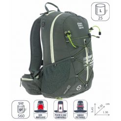 Plecak Elementerre sarawat 25 l. Szare plecaki Elementerre, bez wzorów, z meshu. Za 252.00 zł.