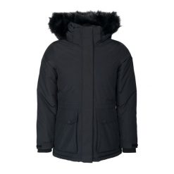 Kurtka turystyczna damska CMP Parka Zip Hood przeciwdeszczowa. Czarne kurtki sportowe CMP, m, bez wzorów, bez kaptura, trekkingowe. Za 599.99 zł.