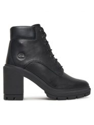 Timberland Trzewiki Allington TB0A26SV0151 Czarny. Czarne botki Timberland, bez wzorów, ze skóry, bez obcasa, na słupku, bez zapięcia. Za 679.99 zł.