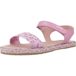 Sandały PABLOSKY 436870P Rose. Czerwone sandały PABLOSKY, bez wzorów, ze skóry, bez obcasa, bez zapięcia. Za 219.99 zł.