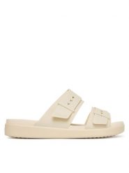 Crocs Klapki Brooklyn Buckle Low Low 211215 Écru. Klapki Crocs, bez wzorów, z tworzywa sztucznego, bez obcasa. Za 229.99 zł.