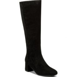 Kozaki GINO ROSSI - Megu DKH638-Z61-4900-9900-F 99. Czarne kozaki Gino Rossi, z polaru, bez obcasa, bez zapięcia. W wyprzedaży za 399.00 zł.