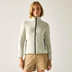 Bluza polarowa damska Florena z zamkiem błyskawicznym. Żółte bluzy Regatta, m, bez wzorów, z dzianiny, bez kaptura. Za 227.50 zł.