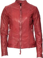 7eleven Skórzana kurtka "Rita" w kolorze czerwonym rozmiar: 36. Czerwone kurtki 7eleven, bez wzorów, z materiału, bez kaptura. Za 434.99 zł.
