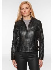7eleven Skórzana kurtka w kolorze czarnym rozmiar: 38. Czarne kurtki 7eleven, bez wzorów, ze skóry, bez kaptura. Za 521.99 zł.