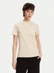 Calvin Klein Jeans T-Shirt J20J225256 Beżowy Regular Fit. Brązowe t-shirty Calvin Klein Jeans, l, bez wzorów, z bawełny, bez kołnierzyka, bez ramiączek. Za 149.99 zł.