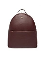 Beverly Hills Polo Club Plecak C-BHPC-L-006-08 Bordowy. Czerwone plecaki Beverly Hills Polo Club, bez wzorów, z materiału. Za 249.99 zł.