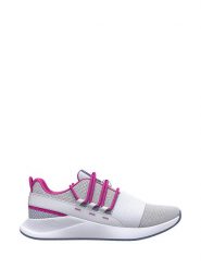 Under Armour Sneakersy w kolorze jasnoszaro-biało-różowym rozmiar: 36,5. Białe trampki Under Armour, bez wzorów, bez zapięcia. Za 123.25 zł.
