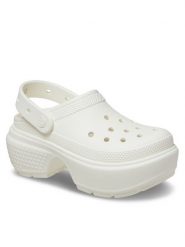Crocs Klapki Stomp Clog 209348 Beżowy. Brązowe klapki Crocs, bez wzorów, z tworzywa sztucznego, bez obcasa. Za 189.99 zł.