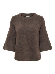 JDY Sweter w kolorze brązowym rozmiar: S. Brązowe swetry JDY, s, bez wzorów, bez ramiączek. Za 109.95 zł.