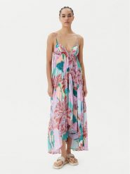 Maaji Sukienka letnia Japanese Eden Parrot PT2575CLD001 Kolorowy Regular Fit. Sukienki Maaji, na lato, s, bez wzorów, z syntetyku, bez kołnierzyka, bez ramiączek. Za 359.99 zł.