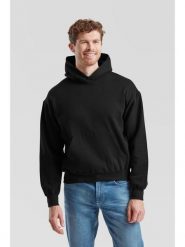 Bluza z kapturem Sudadera Fruit Of The Loom Supercotton Adulto w kolorze czarnym. Czarne bluzy FRUIT OF THE LOOM, m, bez wzorów, z bawełny, z kapturem. Za 200.99 zł.